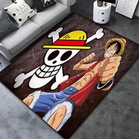 One Piece Monkey D Luffy Carpet Rug For Living Room Bedroom Home Sofa Decoration,kids Play Nonslip Floor Mat 40x60cm( 15x23in ) white