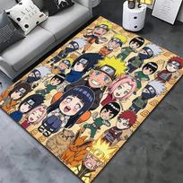 Naruto Carpet Rug For Living Room Bedroom Home Sofa Decoration,kids Play Nonslip Floor Mat 70x100cm( 27x39in ) black