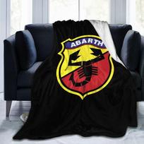 Abarth C Vėsus Patogus Minkštas Pledas Lengvas Šiltas Flanelinis Pūkuotas Pledas Sofai Kelionei Stovyklavimui Vaikams ir Suaugusiems Size: 100*150cm, Weight: 230 GSM
