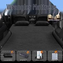 Pripučiamas automobilio čiužinys Jeep Wrangler: Oro čiužinys bagažinei ir galinei sėdynei miegojimui Standard black