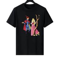 Prince Charming Aurora Pink Dress T-shirt S black
