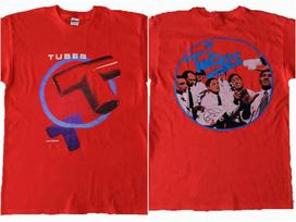 VINTAGE THE TUBES 1981 TOUR T SHIRT UNISEX CASUAL T-SHIRT Unisex T-Shirt XXXL blue