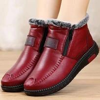 Moteriški ankle boots Neslystantys Žieminiai Vandeniui atsparūs Snieguolės Šilti Kailiniai Atsitiktiniai Pagrindiniai Platforminiai Patogūs Elegantiški Mamai Medvilniniai Batai Apvalūs 38 black