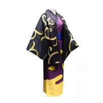 Gintama Takasugi Shinsuke Men's Yukata Kimono Anime Cosplay Costume. Medium black