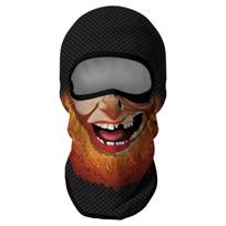Kaukolės veido spaudinio Balaklava Slidinėjimui Puikiai tinka Motociklų važiavimui Žygiams Karnavalui Sporto festivaliams Slidinėjimo Kaukė Dri Fit Pasamontanas One Size black