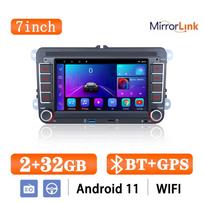 REAKOSOUND automobilio radijas Android skirtas VW Passat 6 7 CC Polo GOLF 5 6 Touran WiFi GPS navigacija BT WiFi padalintas ekranas FM 2+32