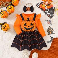 Girls Baby  Cartoon Romper 18 šafranas