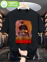 Unisex Django (1966) Italian Western Iconic Django Bambi Betty Print TShirt Heavyweight 4XL brown