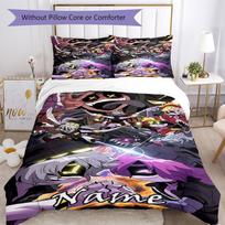 3pcs Custom Name Murder Drones Bedding Set Duvet Cover Closure Includes 1 Duvet Cover & 2 Pillowcases, Soft and Comfortable for All Seasons. 135cmx200cm