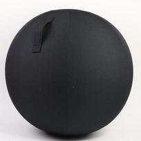 65cm Vienspalvis medvilninis jogos kamuolio užvalkalas - Patogus ir pralaidus orui apsauginis 65cm Dark Grey black