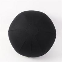 65cm Vienspalvis medvilninis jogos kamuolio užvalkalas - Patogus ir pralaidus orui apsauginis 55cm Dark Gray No Logo black