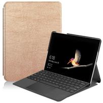 Surface Go 4/3/2 dėklas su stoveliu, klaviatūros skyreliu, apsauginiu dangteliu Microsoft Surface Go4-Go3-Go2 rožinio aukso spalvos