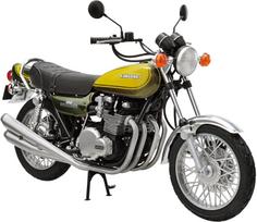 Aoshima Bunka Kyozai The Bike 47 Kawasaki Z1 900 SUPER4 Plastikinis modelis su individualiomis dalimis Co., Ltd. (AOSHIMA) Nr. 1/12 '73 black