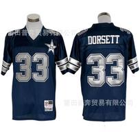 NFL Dallas Cowboys Retro Football Jersey Mesh Embroidered Sports Uniform Men Women XL