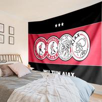 Ajax Amsterdam Crest Tapestry, Unique Design Tapestry, Wall Decor for Bedroom,Livingroom, Playroom,Heartwarming Fan Holiday Gifts 180cmx230cm