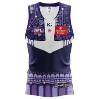 2026 AFL Football Jersey Collingwood Magpies Fremantle Port Adelaide Geelong Cats Crows Training Vest 2XL white