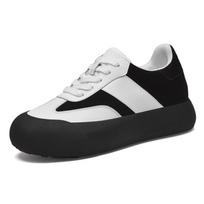 Invisible inner heightening shoes 10cm platform panda Dexun board shoes 6 sports and leisure shoes men's shoes 8 44 white