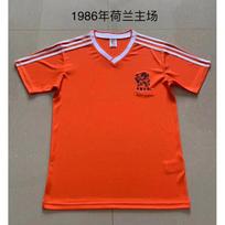 Netherlands Retro Soccer Jersey 88/98 World Cup Orange Van Basten Bergkamp Gullit Training Top M
