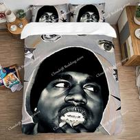 Duvet Cover Set Bedding Decorations Queen Bed Comforter Sets K-Kanye Wests Fashion Single Double Large Size Art Pillowcase Linen 70x133cm 2pcs