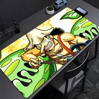 Mouse Pad Gaming Accessories Gabinete Lock Edge One Piece Usopp Gamer Pc Computer Desk Mat Non Slip Keyboard Pad Tablet Mousepad 800x300x2mm white