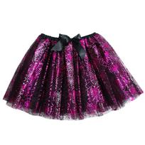Elastic Waist Adult Tutu Skirt 40cm Cosplay Skirt Halloween Costume Skirt  Stage Performance 8 black