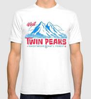 Visit Twin Peaks T-Shirt, Men's Women's Sizes (dmm-124) S white