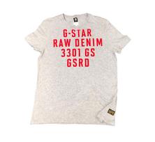 G-stars Raw Denim Promo Tee T-shirt Streetwear Brand Fits Size M L Y678J S white