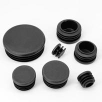 12-100mm Round PE Plastic End Caps - Pipe/Tube Inserts for Chair Legs, Dustproof Decorative Plugs 63mm-2pcs