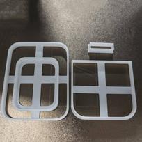 Handmade DIY Photo Frame Clay Mold Square Mini Frame Clay Cutter Tool  Parent-kid Craft balta