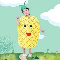 Performance Stage Fruit Veggie Costume Pumpkin Cloak Performance Suit  Halloween Style 3