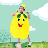 Performance Stage Fruit Veggie Costume Pumpkin Cloak Performance Suit  Halloween Style 8