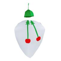 Performance Stage Fruit Veggie Costume Pumpkin Cloak Performance Suit  Halloween Style 19 white