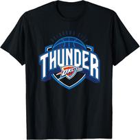 NBA Official Oklahoma City Thunder Hang Time T-Shirt XXXL blue