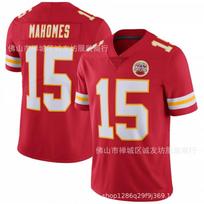 NFL Football Jersey Kansas City Chiefs 15 Patrick Mahomes Mens Sportswear S