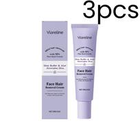 Viareline Face Hair Removal Cream Nourish Prevent Skin Dryness Painless Hair Removal Quick Effect Gentle Facial Depilatory Cream 3pcs
