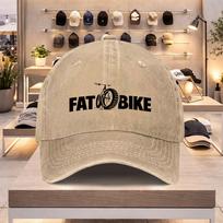 FATBIKE Tire Pattern Baseball Cap  Lightweight Adjustable Snapback Hat for Spring Summer Unisex Casual Sports Hat One Size