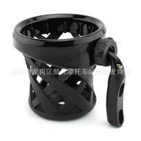 Universal Harley-Davidson Handlebar Cup Holder Sportster 883 XL1200 Street Glide Fat Boy Motorcycle Accessories Black Mesh black