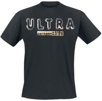 Depeche Mode Ultra Tee, Synth-Pop T-Shirt with Distressed Album Title & Band Name Print, Depeche Mode Fan Merch 4XL black