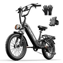 Cleytro XC20 20x3.0-inch Electric Off-Road Bike,48V 15.6Ah,500W Motor,7-Speed,Mechanical Disc Brakes,Dual Suspension juoda