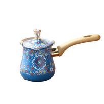 Stainless Steel Butter Melting Pot 550ml Milk Tea Pot Multifunctional Turkish Coffee Pot  Kitchen Style E