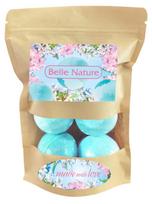 Belle Nature Putojančios vonios bombos - Pavasario jazminas 1 pakuotė - (6X50G)