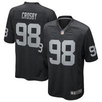 Las Vegas Raiders 98 Crosby Football Jersey Men Women Kids Sports Training Game Top XXXL