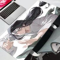 Anime Pad Naruto Mouse HD Print Computer Gamer Locking Edge Mousepad XXL Keyboard PC Mice Mats For Csgo Durable 30x80x0.2cm