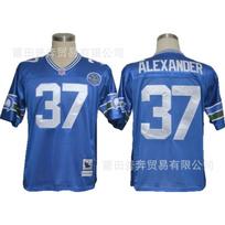 Seattle Seahawks NFL Retro Football Jersey 80 Largent Embroidered Mesh Sports Uniform XL