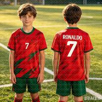 2026 Hotsale Special NO.7 Ronaldo Football Jersey Shorts Set Women Men Portugal Fans Shirt and Shorts Summer Kids 2 Piece Set 100