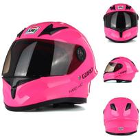 2025 new children's motorcycle cool children's full helmet safety helmet four seasons certified children's helmet L pink