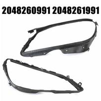 Pair of Headlight Cover Gaskets Seal Strips for Mercedes W204 Improved Charging Capabilities OEM Number 2048260991 2048261991