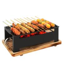 Portable Charcoal Grill Outdoor Barbecue Stove orange