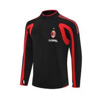 Retro AC Milan Training Jersey Long Sleeve Half-Zip Football Top Men M