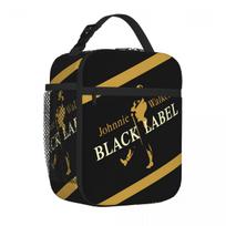 Bestselling Johnnie Walker Handheld Insulated Snack Tote Workplace Meal Small Lunch Bag One Size beige
